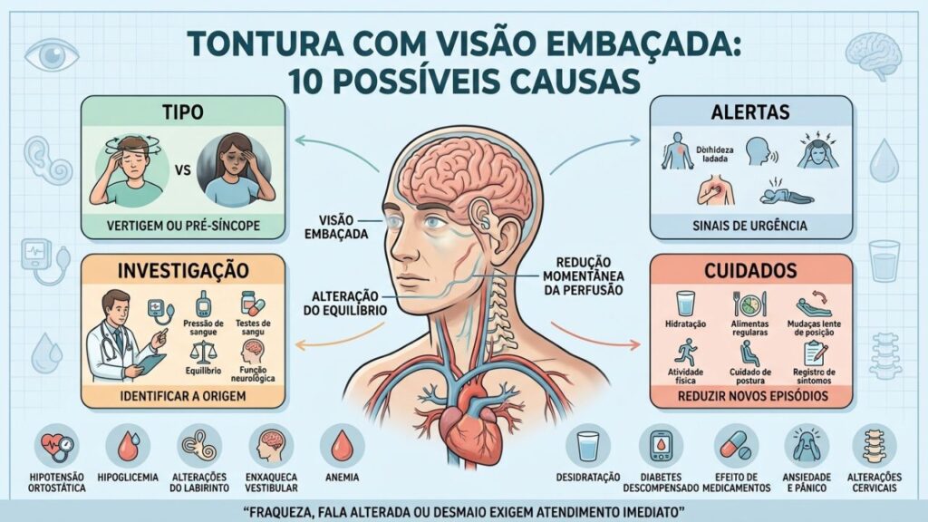 Tipos, alertas, investigação e cuidados ajudam a esclarecer episódios de tontura.