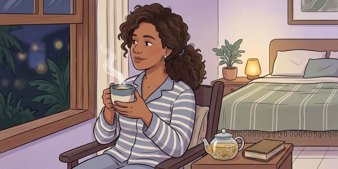 Fazer uma infusão de camomila: por que ela costuma ser tomada à noite e o que os estudos revelam sobre a qualidade do sono
