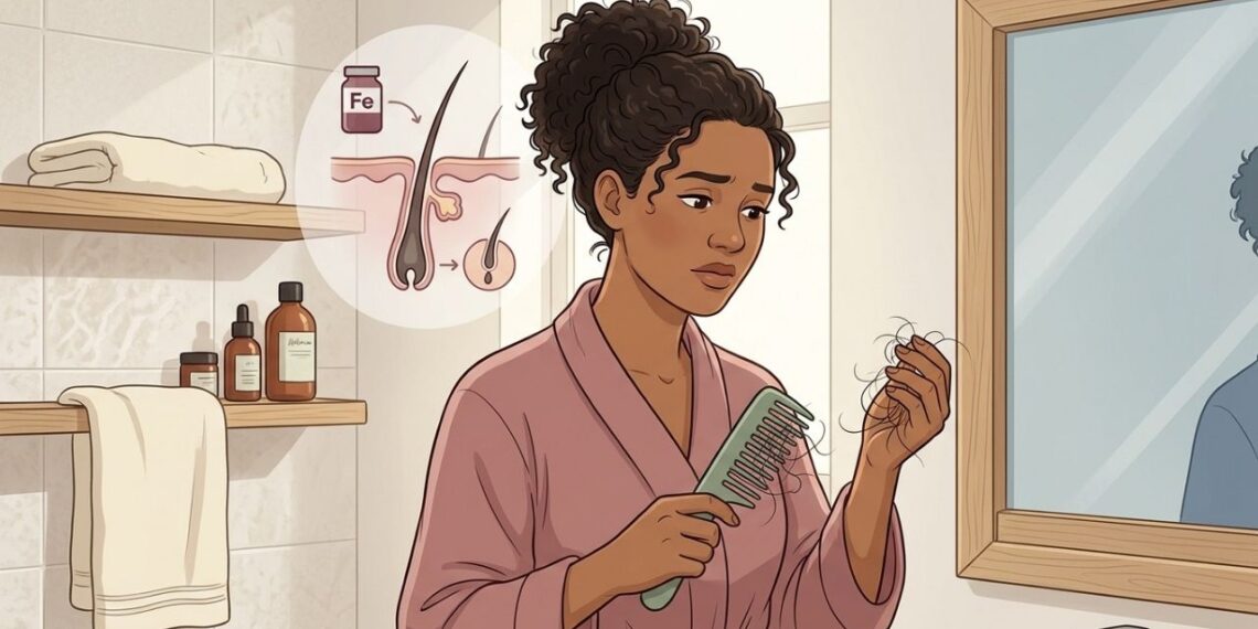Queda de cabelo sem alteração hormonal pode revelar uma causa pouco investigada de deficiência de ferro