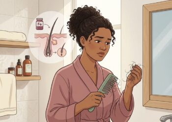 Queda de cabelo sem alteração hormonal pode revelar uma causa pouco investigada de deficiência de ferro