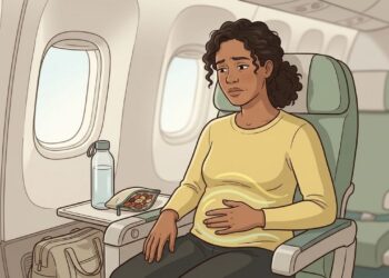 O intestino também sente a viagem e pode mudar mesmo quando a alimentação parece igual
