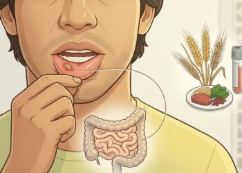 Aftas que voltam com frequência junto com diarreia e barriga inchada podem ser uma pista esquecida de doença celíaca