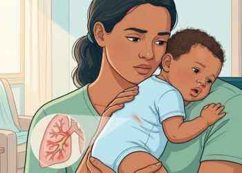 Sinais de bronquiolite em bebês que indicam dificuldade para respirar e exigem atendimento imediato