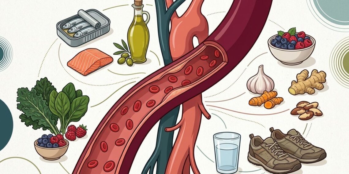 Alimentos que ajudam a manter a circulação saudável e reduzem o risco de trombose