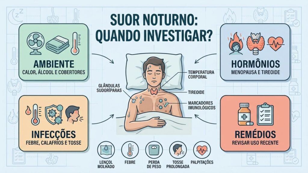 Ambiente, hormônios, infecções e remédios ajudam a orientar a avaliação.