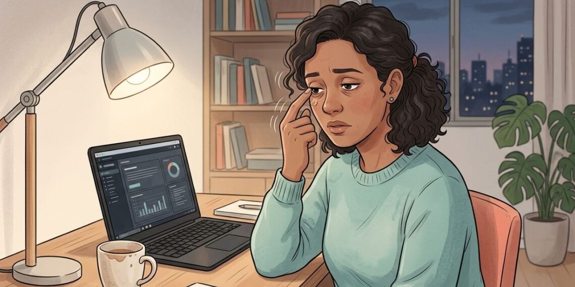 A pálpebra tremula, contrai sozinha e some depois de alguns minutos: esse tique pode sinalizar mioquimia palpebral