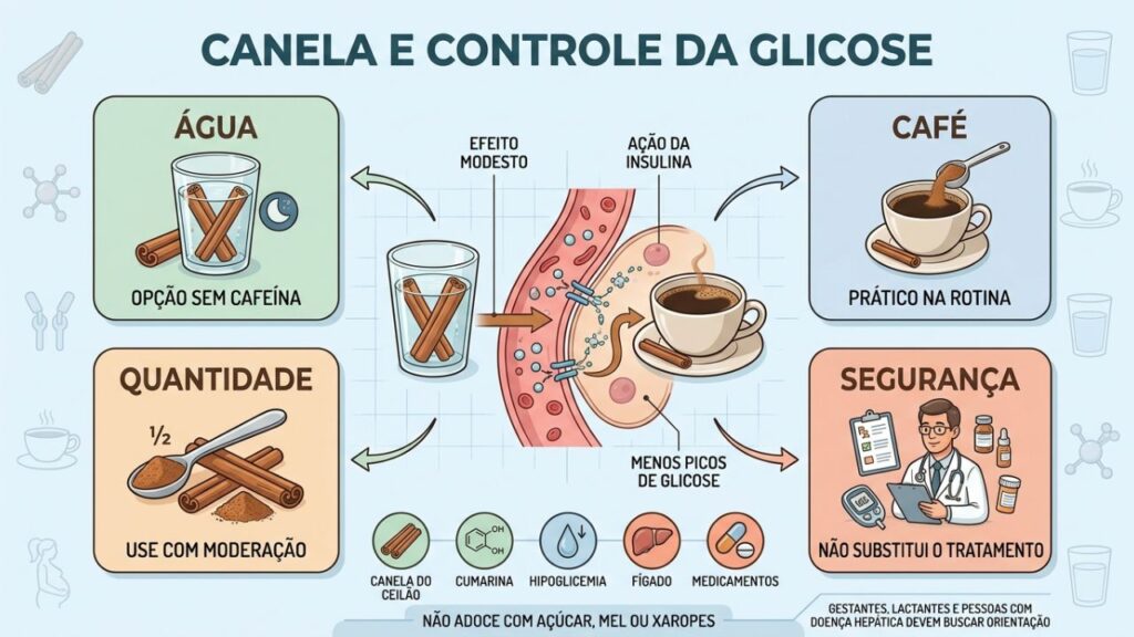 Forma de consumo, quantidade e segurança orientam o uso diário da canela.