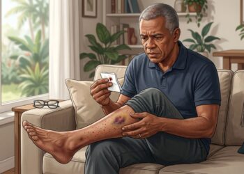 Manchas vermelhas que aparecem sem coçar não são só irritação da pele, podem ser sinal de sangramento sob a pele ou alteração nas plaquetas