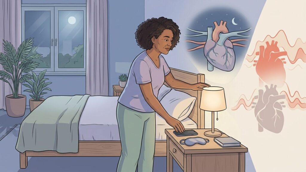 Sono regular ajuda o coração a reduzir a pressão durante a noite.
