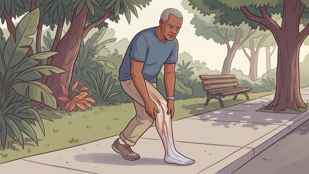 Dor ao caminhar e assimetria térmica merecem avaliação vascular especializada.