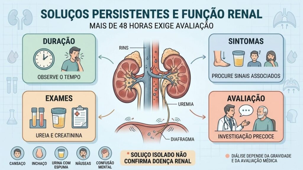 Duração, sintomas associados, exames e avaliação orientam a investigação dos rins.