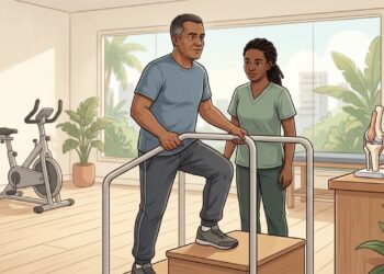 Reduzir dores no joelho não exige necessariamente cirurgia imediata. Pesquisas sugerem que fisioterapia e fortalecimento são igualmente eficazes