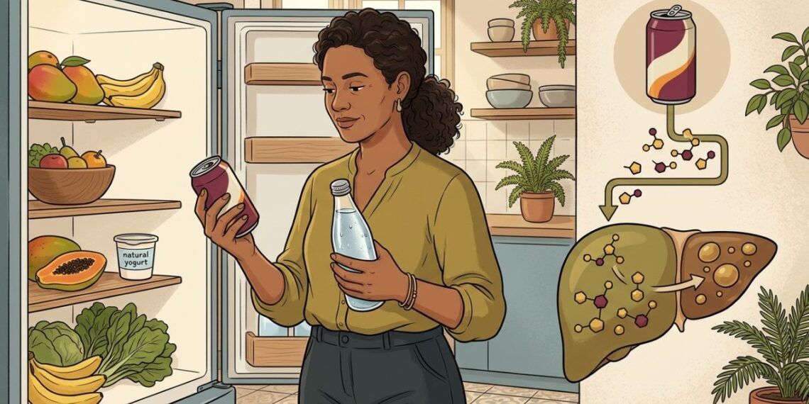 De acordo com um amplo estudo, cada lata de refrigerante diária pode estar ligada a um risco maior de gordura no fígado