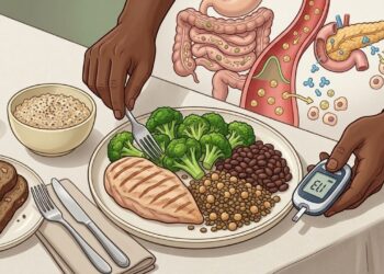 Alimentos ricos em cromo e fibras que ajudam no controle da glicose em pessoas com diabetes tipo 2