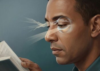 A visão embaça durante a leitura e melhora depois de piscar? A lágrima pode ser a pista
