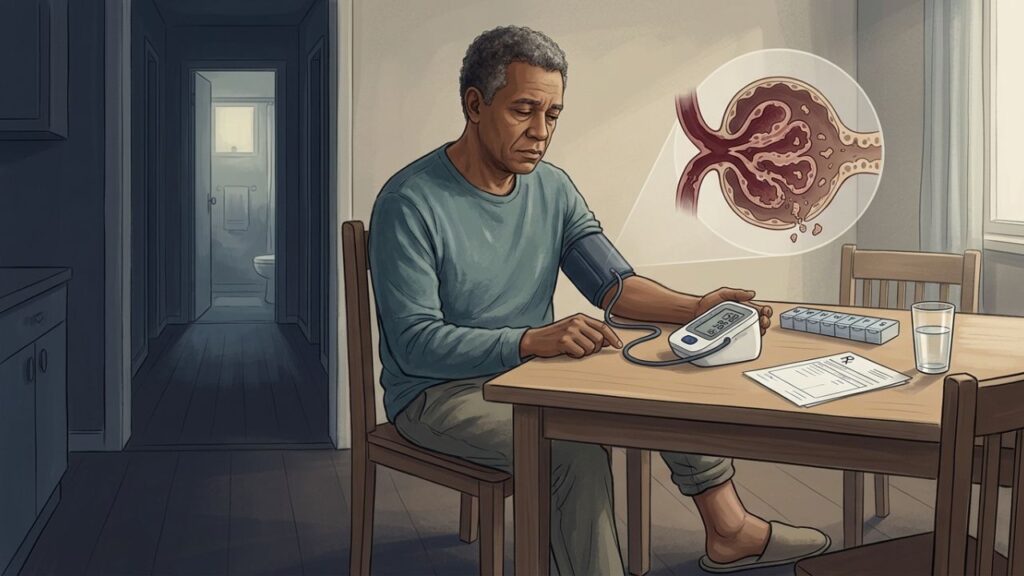 Cansaço, pressão alta resistente e noctúria merecem investigação da função renal.