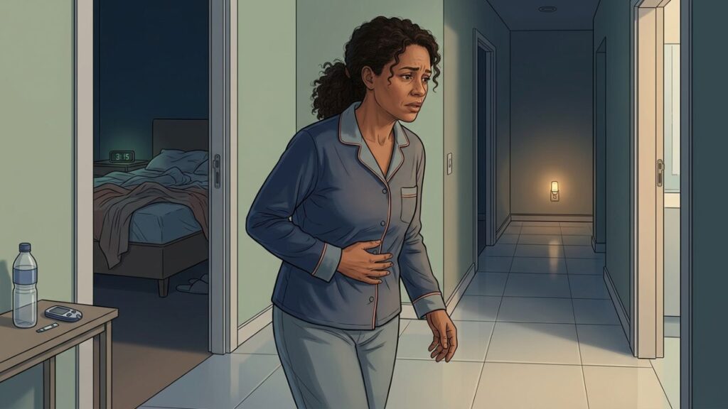 Nictúria com urgência e sede excessiva merece avaliação urinária e metabólica.