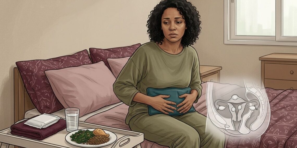 Menstruação muito intensa com coágulos e cansaço pode indicar miomas ou perda importante de ferro