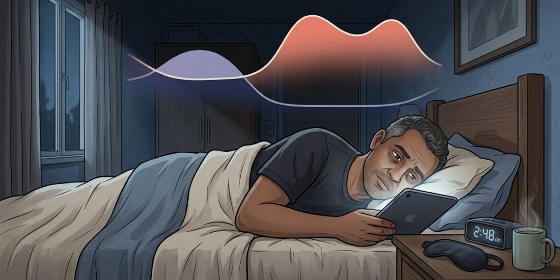 Assistir a séries até tarde pode prejudicar a regulação hormonal durante o sono