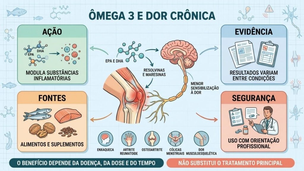 Ação, evidência, fontes e segurança orientam o uso do ômega 3.