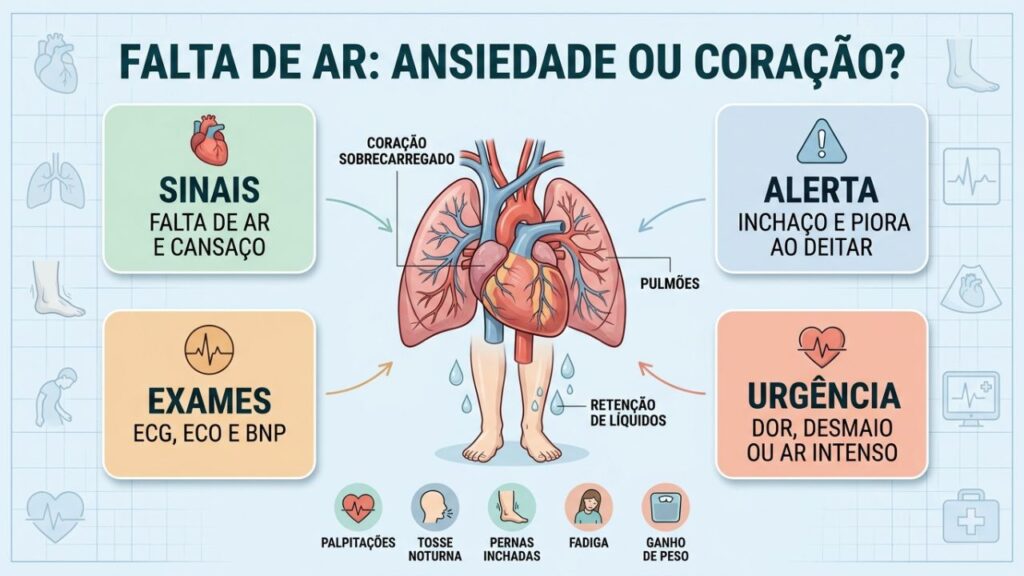 Sintomas, exames e alertas ajudam a reconhecer risco cardíaco precoce.