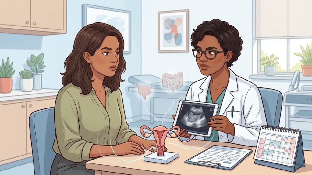 Avaliação especializada ajuda a reconhecer endometriose antes de anos de sofrimento.