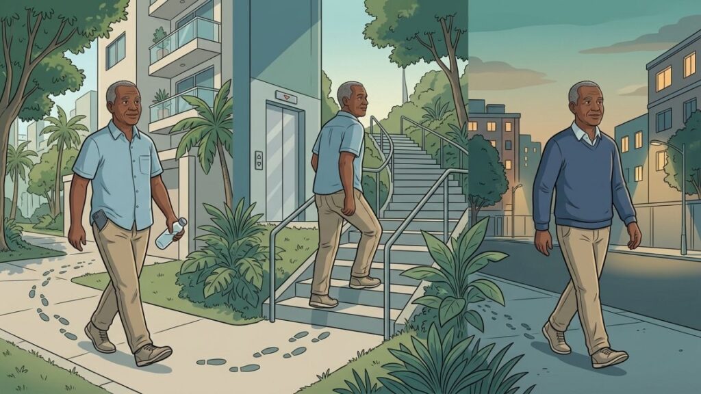 Metas graduais tornam a caminhada mais acessível, segura e sustentável.