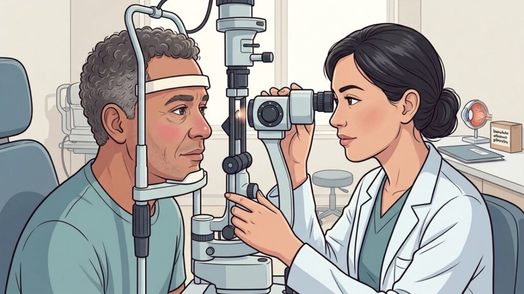A avaliação conjunta dos olhos e da pele facilita o diagnóstico.