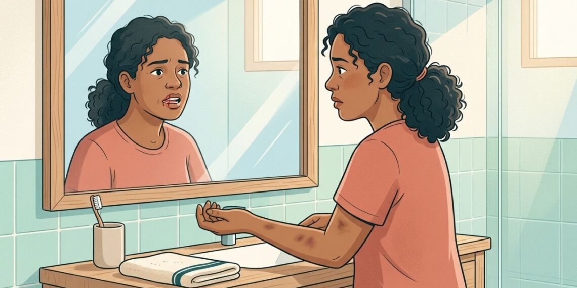 Sangramento na gengiva que retorna com frequência junto com hematomas fáceis e cansaço pode ser um alerta esquecido de deficiência de vitamina C ou alterações na coagulação