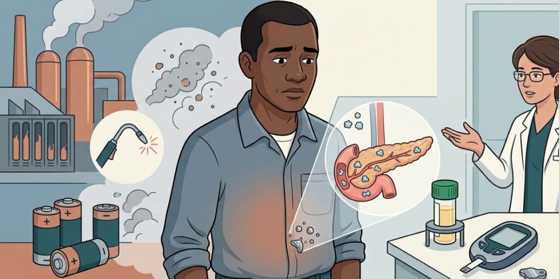 Um levantamento indica que pacientes com diabetes tipo 2 apresentam níveis mais elevados de metais pesados na urina