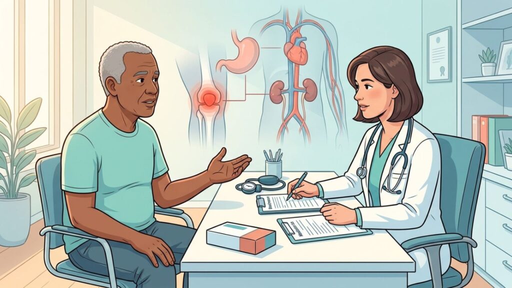 Avaliação médica reduz riscos para estômago, rins, coração e pressão arterial.