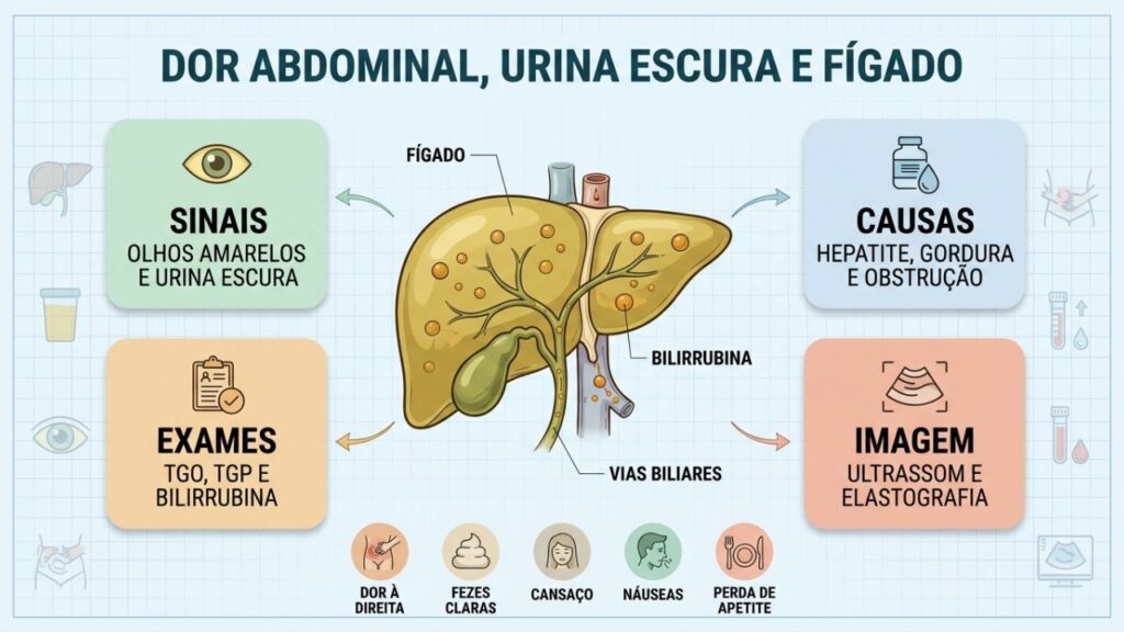 Sinais, causas e exames ajudam a investigar doenças do fígado.