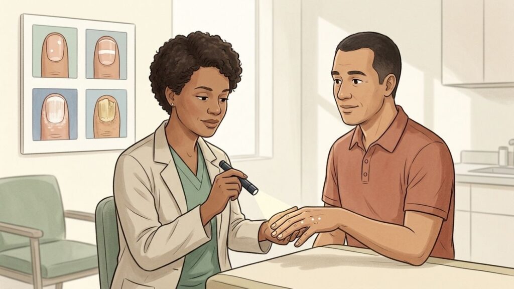 Formato, extensão e número de unhas ajudam a diferenciar as alterações.