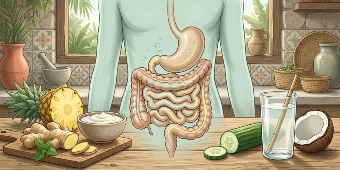 Alimentos que ajudam a reduzir o inchaço na barriga durante o dia e como escolher o melhor para você