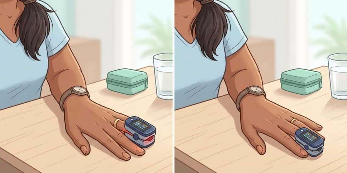 Qual dedo é o correto para medir a saturação de oxigênio no oxímetro, o indicador ou o médio