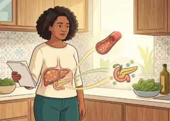 Gordura no fígado como possível origem de colesterol alto e diabetes