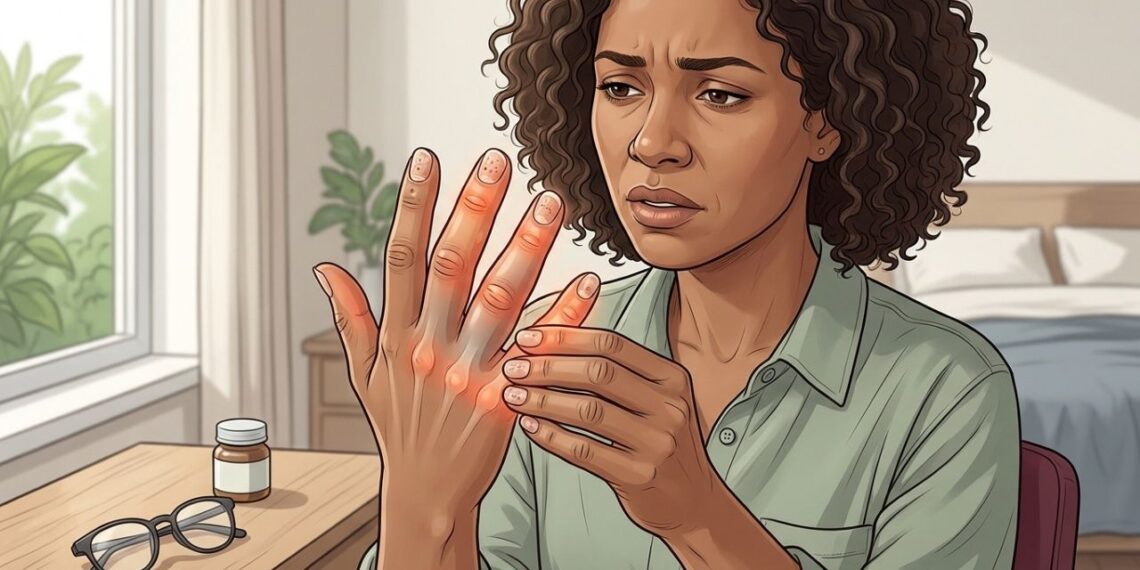 Unhas com pequenos furinhos junto com dedos inchados e doloridos podem ser uma pista de artrite psoriásica