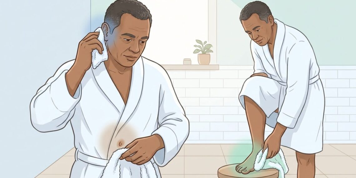Quais são as 3 áreas que você não lava adequadamente, mesmo tomando banho todos os dias?