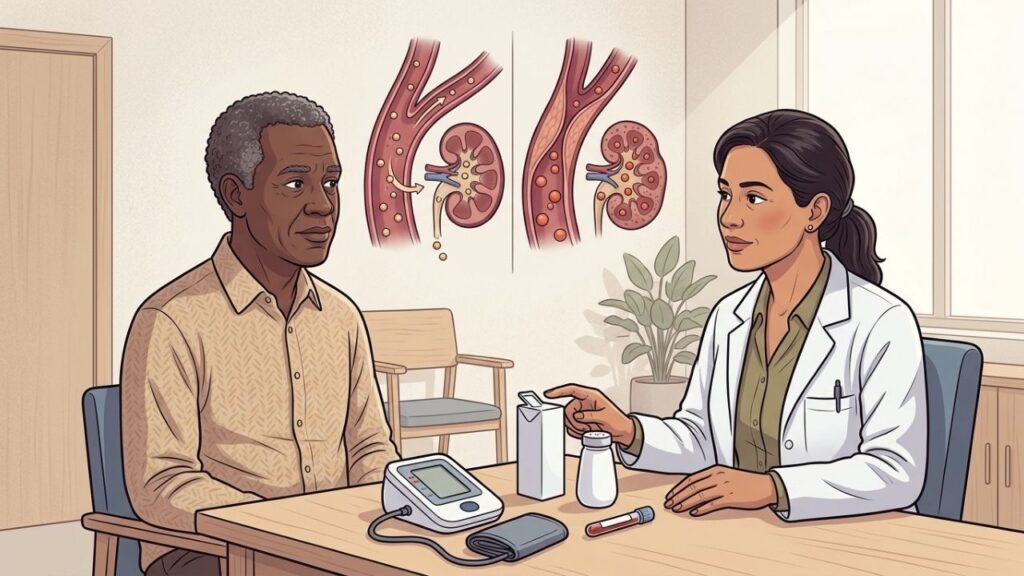 A troca do sal exige avaliação dos rins, medicamentos e potássio sanguíneo.