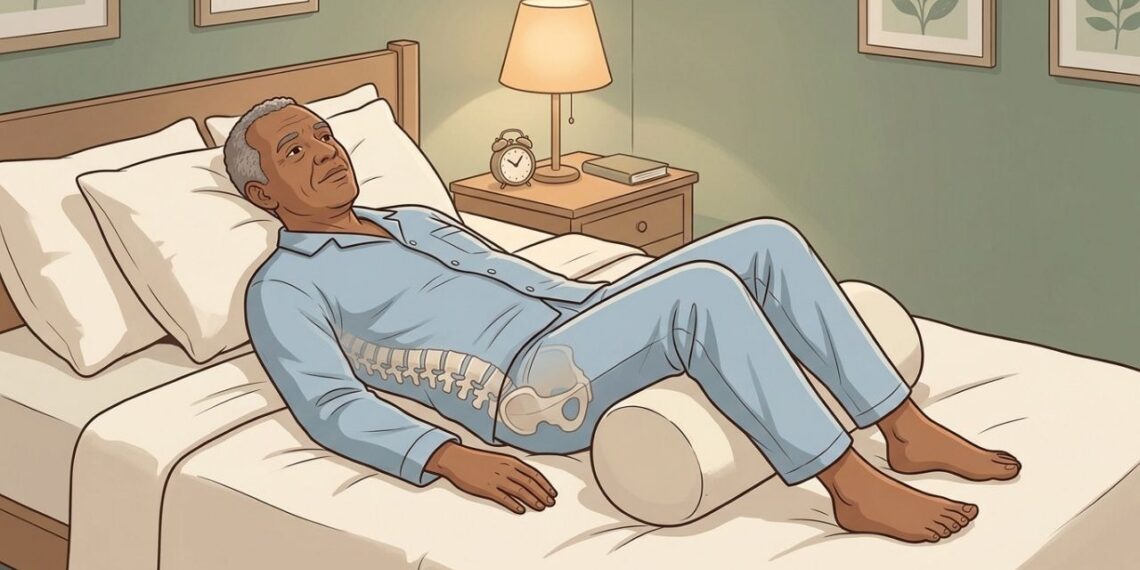 Qual posição é a ideal para dormir com dor lombar, de lado ou de barriga para cima