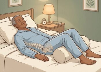 Qual posição é a ideal para dormir com dor lombar, de lado ou de barriga para cima
