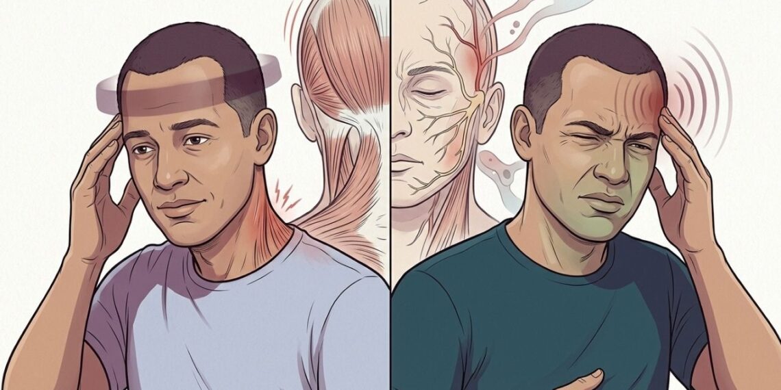 A dor de cabeça frequente nem sempre está ligada apenas à tensão muscular, e sim a processos inflamatórios que envolvem os vasos cerebrais