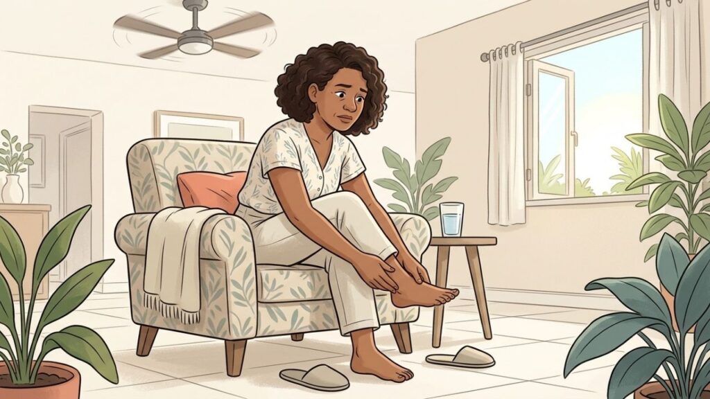 Tireoide, ferro e circulação estão entre as causas possíveis de pés frios.