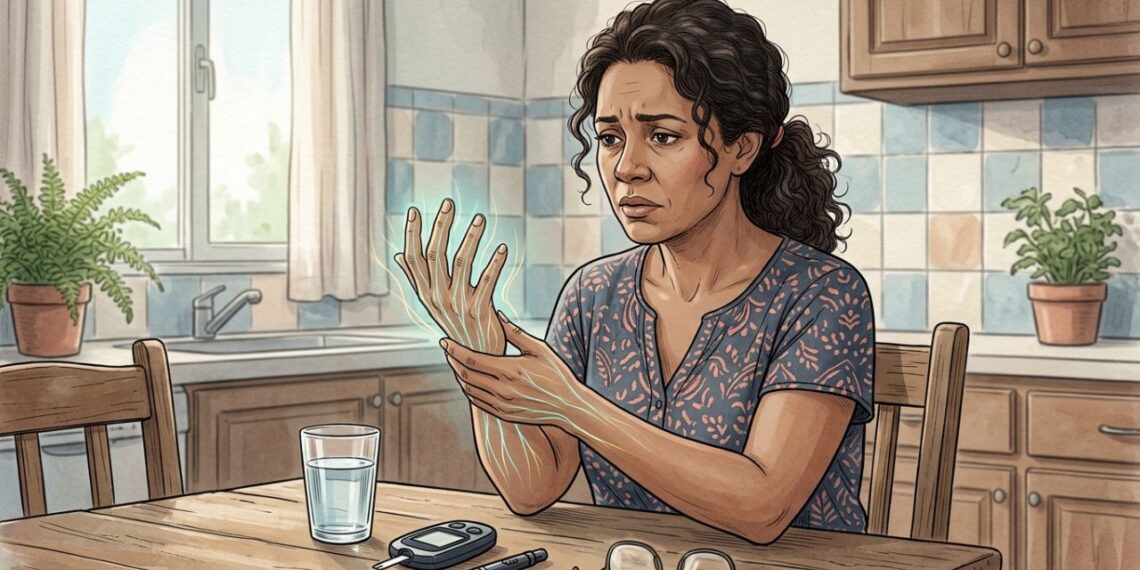 O formigamento nas mãos nem sempre é má circulação: quando visão turva e sede excessiva podem apontar para o diabetes
