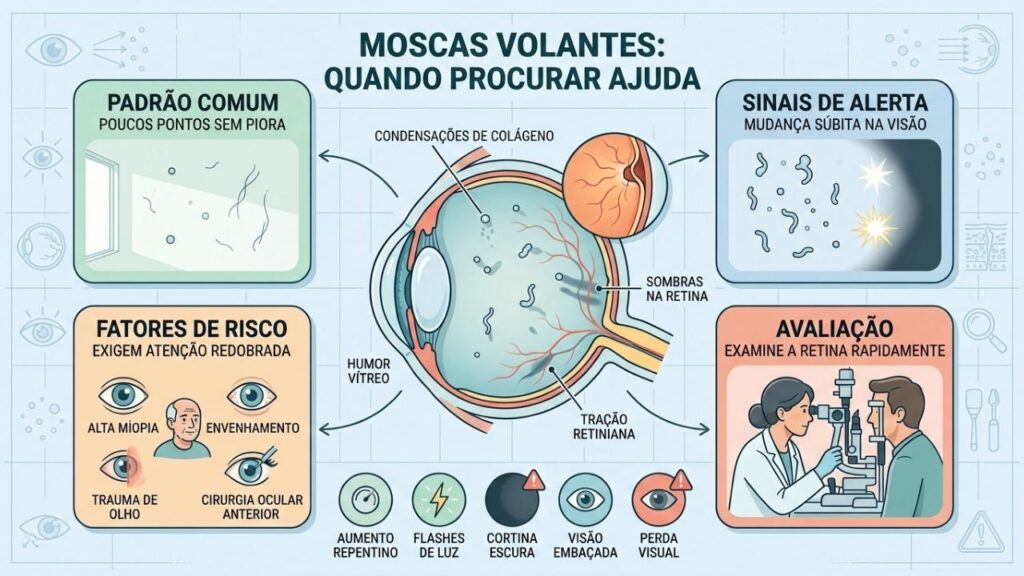 Padrão, alertas, fatores de risco e exame diferenciam casos benignos de urgências.