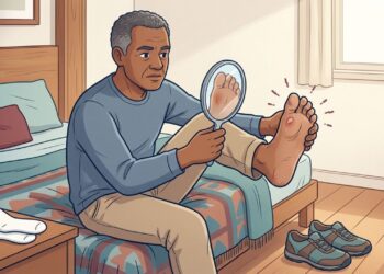 4 sintomas de diabetes visíveis na pele e nos pés que costumam ser ignorados