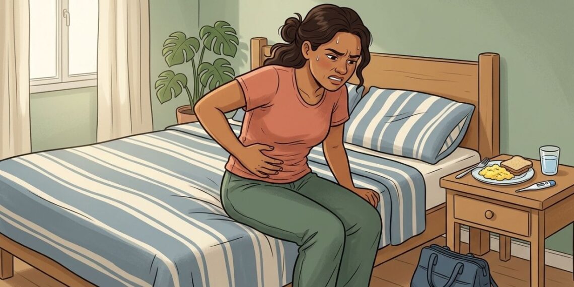 Uma dor que começa perto do umbigo e desce para o lado direito pode ser um alerta importante