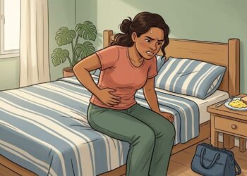 Uma dor que começa perto do umbigo e desce para o lado direito pode ser um alerta importante