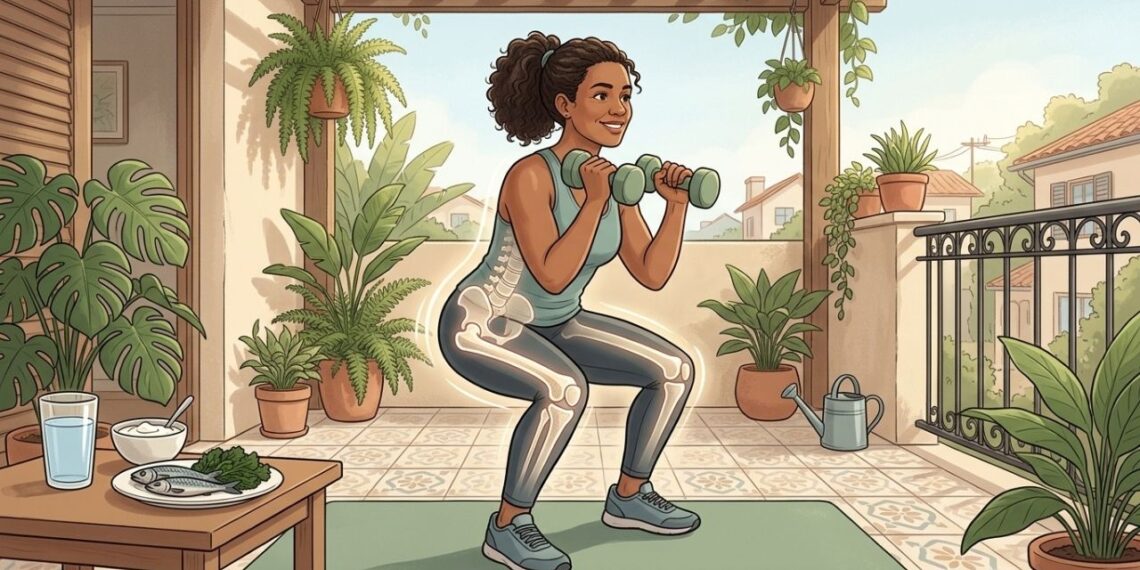 3 coisas que você deve fazer para ajudar a fortalecer os ossos após os 40 anos