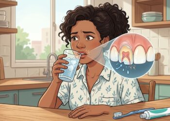 Sentir os dentes sensíveis ao tomar bebidas geladas com frequência pode ser um dos primeiros sinais de desgaste do esmalte ou escovação inadequada durante a rotina